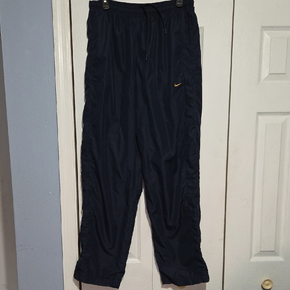 Nike Dark Blue Pants with Yellow Swoosh